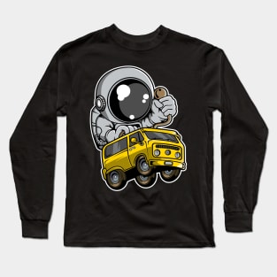 Astronaut Car Racer Long Sleeve T-Shirt